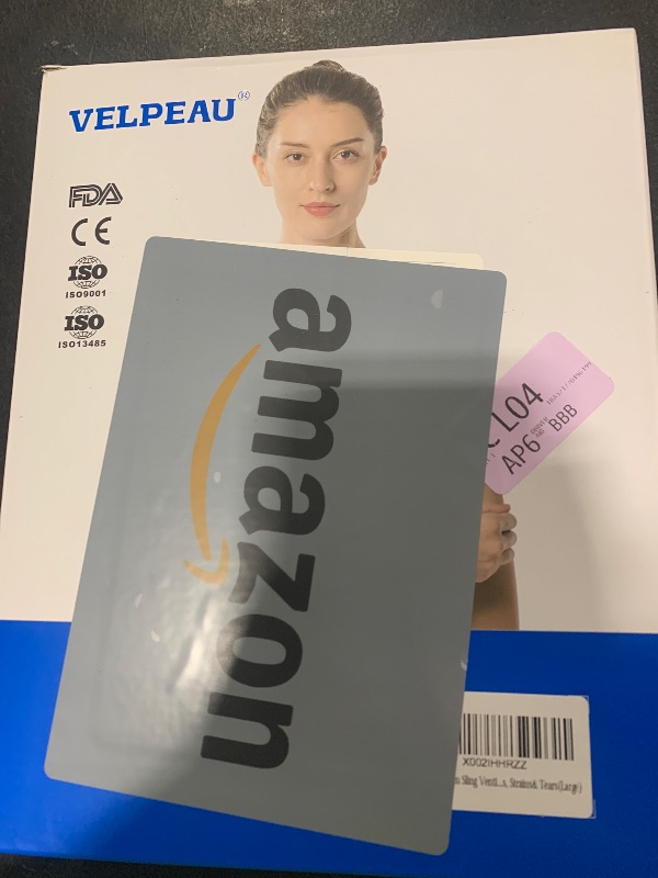 Photo 1 of Velpeau Arm Sling Shoulder Immobilizer for Women and Men, fit Left or Right Arm - Rotator Cuff Support Brace - Medical Sling for Shoulder, Clavicle, Elbow Injury (Comfort type, Large: Bust 33.5?-41?)
