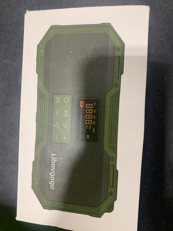 Photo 1 of 10W Bluetooth Speaker Emergency Radio,Portable WB NOAA Weather Radio with Flashlight Strobe Light,Hand Crank Digital AM FM Solar Radio,IPX5 Waterproof,3 Mode Reading Lamp,4000mAH Cell Phone Charger