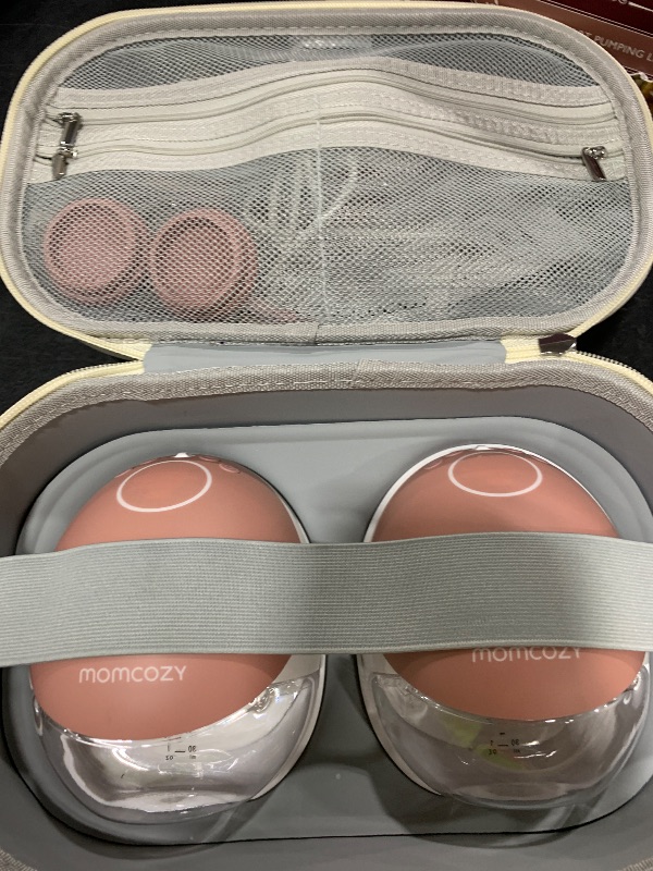 Photo 1 of Momcozy Breast Pump Hospital-Grade, Hands Free Breast Pump App with Leak-Proof DoubleFit Flange, Personalized Multi-Modes & 15 Levels, 2 Count