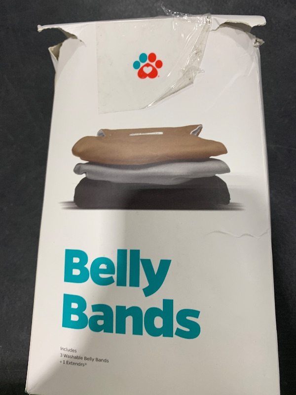 Photo 1 of Pet Parents® Washable Belly Bands for Male Dogs (3pack) + Extendrs® of Durable Dog Diapers Male, Premium Male Dog Diapers & Dog Wraps (Large, Natural)