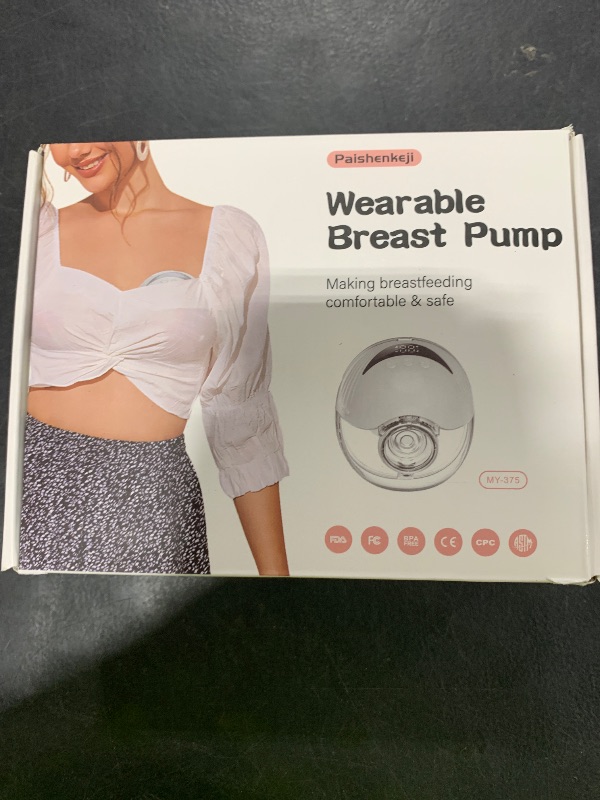 Photo 1 of Electric Breast Pump Hands Free - Wearable Breastfeeding Pump Wireless Breast Pump with Smart Display Portable Pump of 4 Modes &12 Levels Low Noise 19/21mm Flange