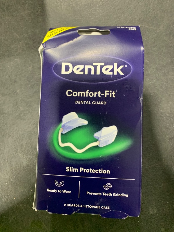 Photo 1 of DenTek Comfort-Fit Dental Guard For Nighttime Teeth Grinding, Comfort-Fit Guard, 2 count(Pack of 1)