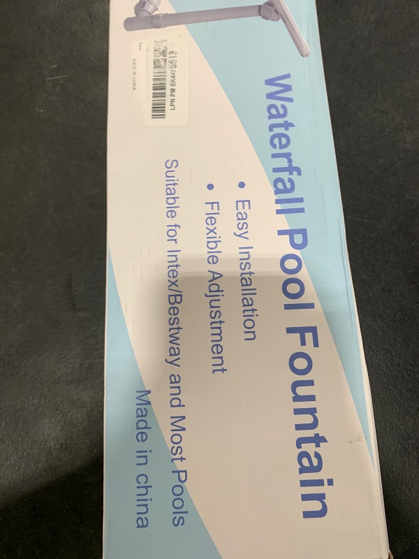 Photo 1 of Pool Fountains for Above and In-Ground Pools,Dual Spray High Pressure Pool Sprinkler Fountain 360° Adjustable Pool Water Fountain Pool Chiller(for in-tex & for Best-Way & Hay-Ward & Cole-Man)