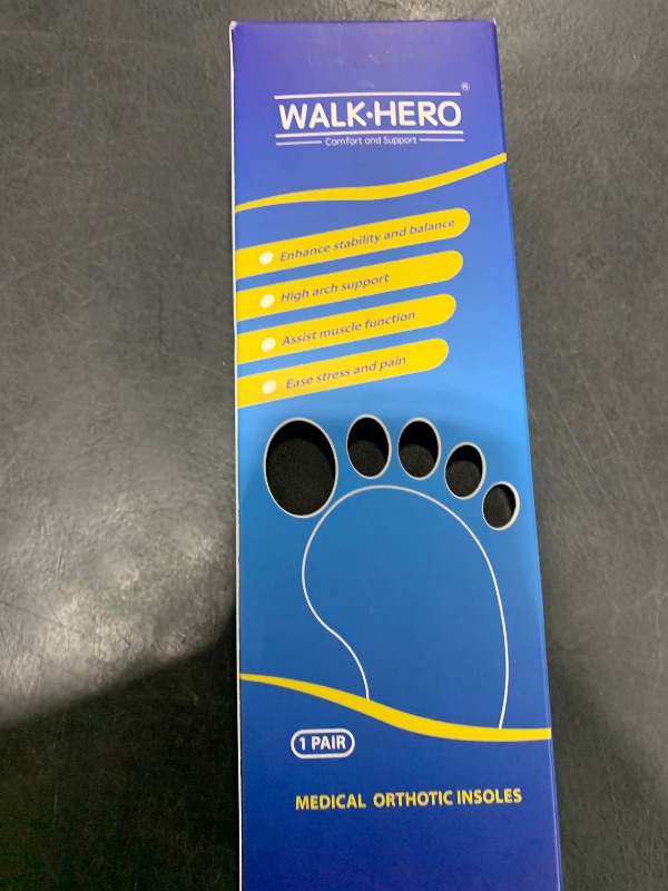 Photo 1 of Plantar Fasciitis Insoles for Men Women - Orthotics Inserts, Shoe Insoles Arch Support Flat Feet Inserts Work Boot Insoles for Standing All Day (Mens 10-10 1/2 | Womens 12-12 1/2)