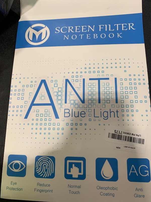 Photo 1 of 2 Pack Anti Blue Light Screen Protector for HP Envy X360 2-in-1 14 Inch (14-FA/FC Series) and HP OmniBook X Flip 14" (14-fk Series) Touchscreen Laptop, Anti Glare and Eye Protection (Matte) Shield