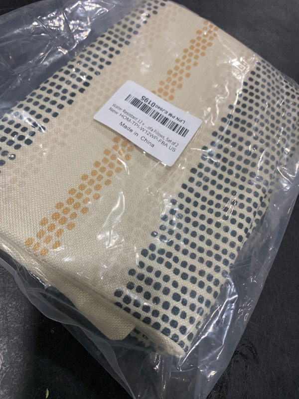 Photo 1 of LEMONWORLD 12 x 20 Pillow Insert Set of 2 Outdoor Pillow Inserts Waterproof Small Lumbar Pillow Insert Couch Decorative Pillow White Rectangle Sofa Throw Pillow