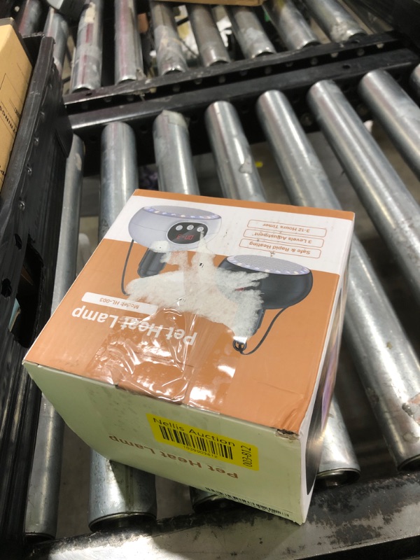 Photo 1 of QRQ Chicken Coop Heater, 200W-350W-500W Reptile Heat Lamp with UVA UVB Dimmable Light 3-6-9-12H Timer, Chicken House Dog House Greenhouse Heater Outdoor,for Dog Cats Reptile Bird,Christmas Gifts