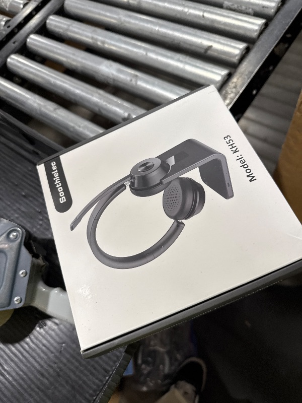 Photo 1 of (Upgraded Version) Wireless Headset, Bluetooth Headset with Noise Cancelling Microphone, Best Headphones with Mic Mute & USB Dongle for PC/Computer/Laptop/Cell Phones/Remote Work/Call Center