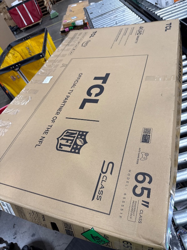 Photo 1 of TCL 65-Inch Class S5 UHD 4K LED Smart TV with Fire TV (65S551F, 2024 Model), Dolby Vision, HDR PRO+, Dolby Atmos, Alexa Built-in with Voice Remote, Apple AirPlay 2 Compatibility, Streaming Television