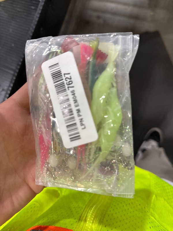 Photo 1 of Strike King Lures FLPT4.5-48 Denny Brauer's Flip-N-Tube Soft Lure, 4 1/2" Body Length, Pumpkin Chartreuse Tail, per 8,One Size