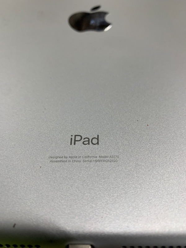 Photo 1 of Apple iPad (10.2-inch) locked unknown password 