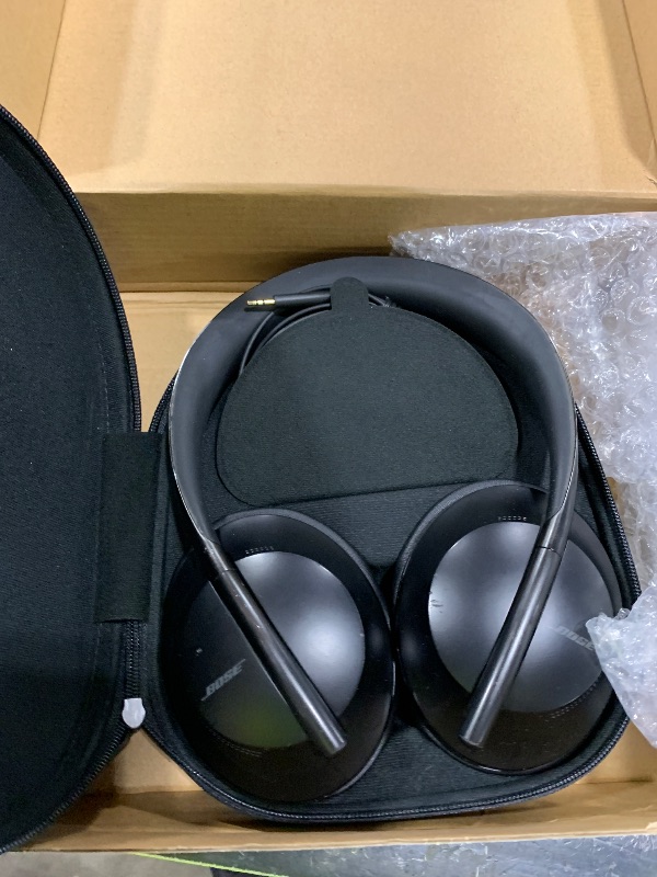 Photo 1 of Bose Headphones 700, Noise Cancelling Bluetooth Over-Ear Wireless Headphones with Built-in Microphone for Clear Calls and Alexa Voice Control, Black