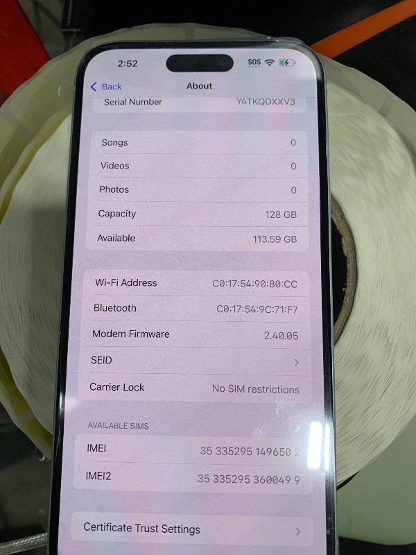 Photo 1 of Apple iPhone 15 Plus, 128GB, Blue - Unlocked (Renewed Premium)