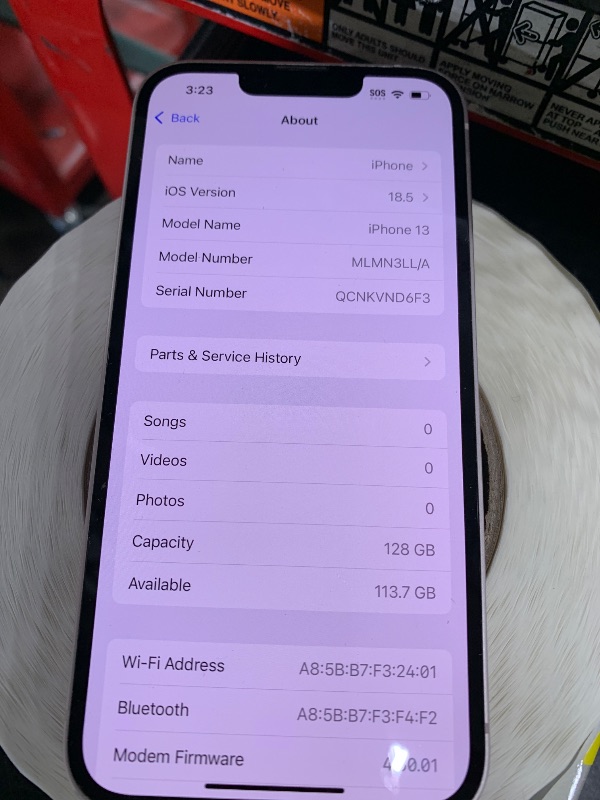 Photo 1 of Apple iPhone 13, 128GB, Pink - Unlocked (Renewed)