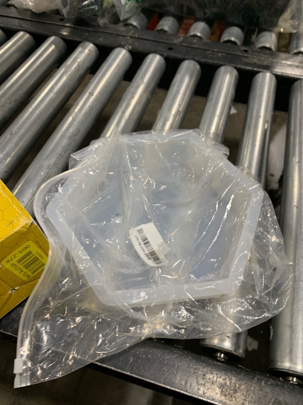 Photo 1 of 10" Hexagon Molds for Resin (10 Inch),Deep Epoxy Resin Molds for Flowers Preservation,Resin Art, Casting Resin,Resin Epoxy,DIY Wedding,Valentine,Anniversary