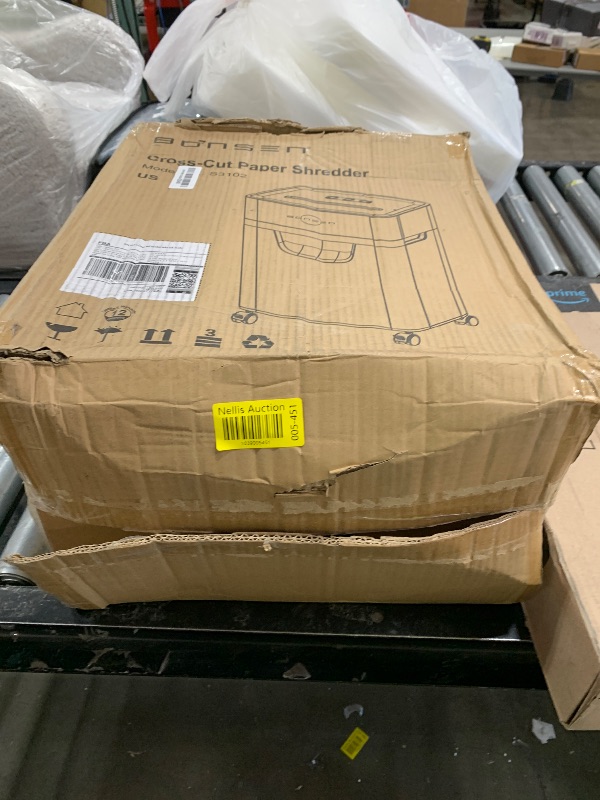 Photo 1 of parts only --- bonsen cross cut paper shredder s3102