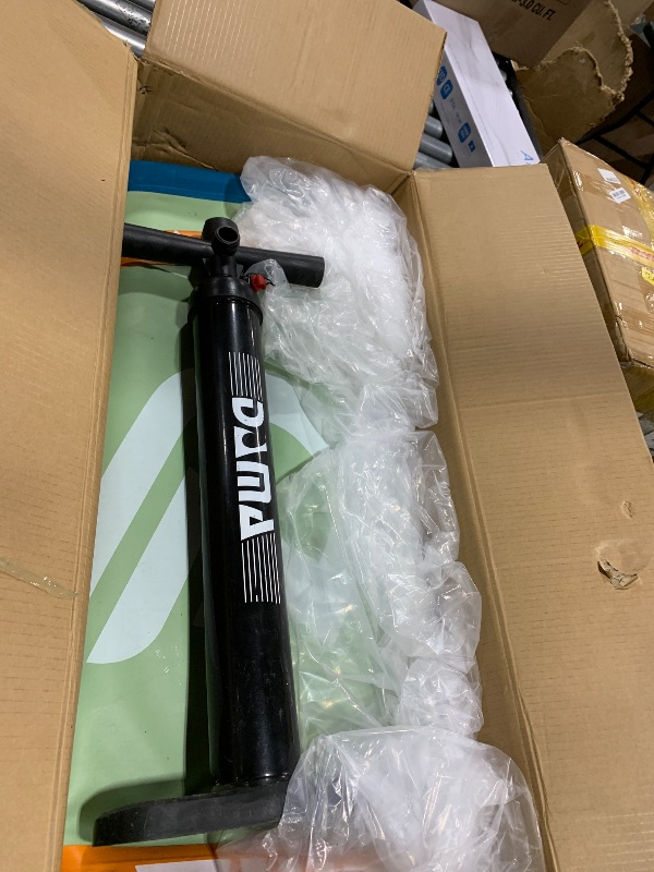 Photo 1 of DAMA Inflatable Stand Up Paddle Board 11'x33" x6", Inflatable Yoga Board, Dry Bags, Camera Seat, Floating Paddle, Hand Pump, Board Carrier, Durable & Stable for 3 People