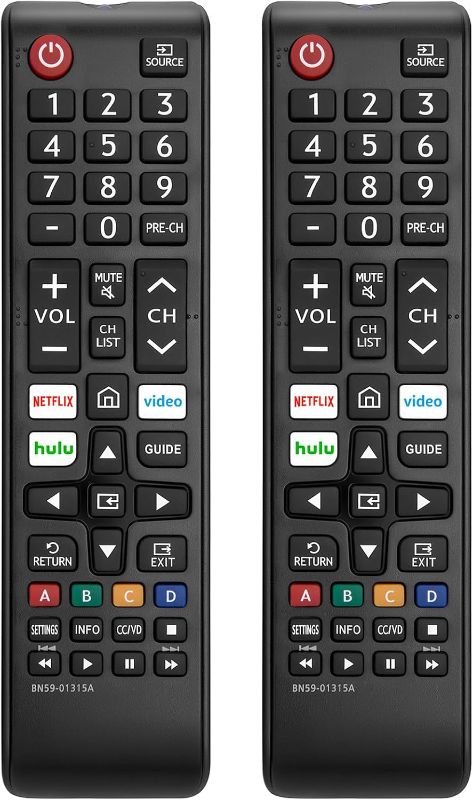 Photo 1 of ?Pack of 2? New Universal Remote for All Samsung TV Remote, Replacement Compatible for All Samsung Smart TV, LED, LCD, HDTV, 3D, Series TV
