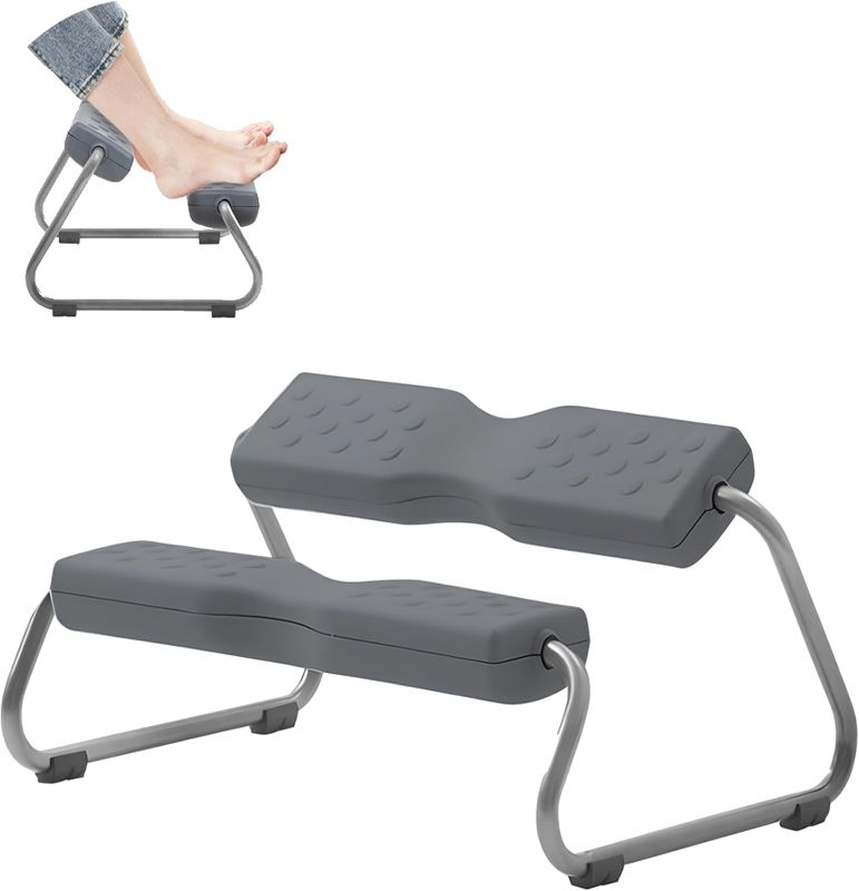 Photo 1 of [Made in Korea] Duorest EZFoot 2-Tier Ergonomic Footrest – Dual-Level Support, Adjustable Tilt, Non-Slip & Acupressure Surface, Under Desk Footrest for Home & Office
