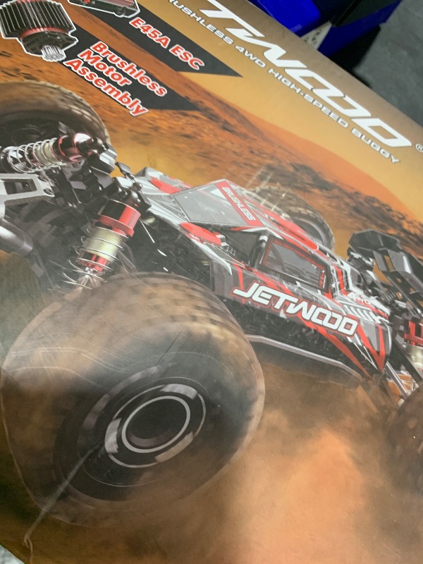 Photo 1 of Jetwood x Hyper go 1/16 Fast Brushless RC Cars for Adults, Max 42 mph High Speed Remote Control Car for Boys, Electric RTR Race RC Truck, Hobby Grade RC Buggy, Offroad All Terrian JC16EP with 2 Lipo