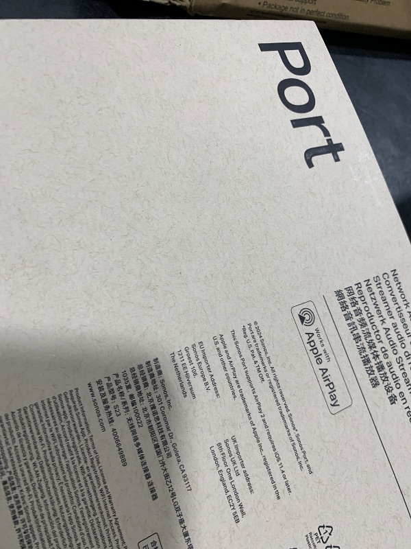Photo 1 of Sonos Port - The Versatile Streaming Component For Your Stereo Or Receiver