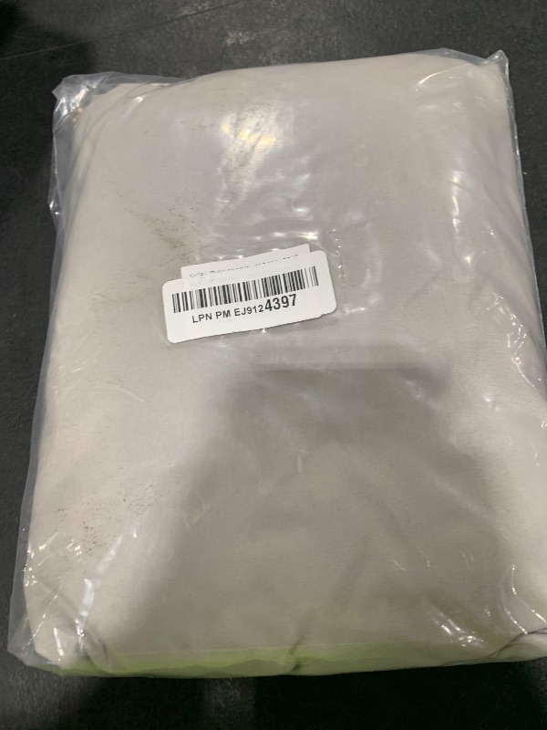Photo 1 of Sfoothome Fitted Bottom Sheet for Mattress, Twin Size Light Gray Single Microfiber Fitted Sheet with Deep Pocket