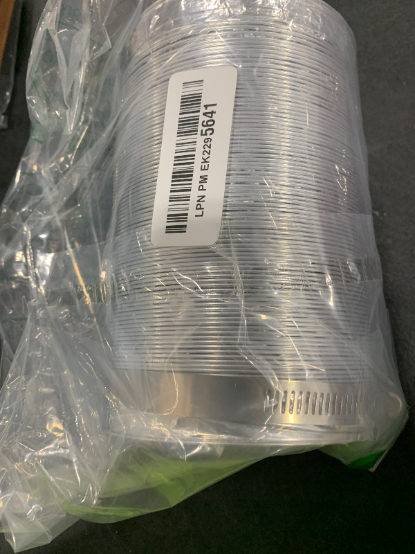 Photo 1 of Steelsoft Heavy Duty 4"Flexible Dryer Vent Exhaust Duct Hose 6 Feet, Extra Thick(6-ply) Aluminum Foil HVAC Ducting Kit with 2 Key Hose Clamps