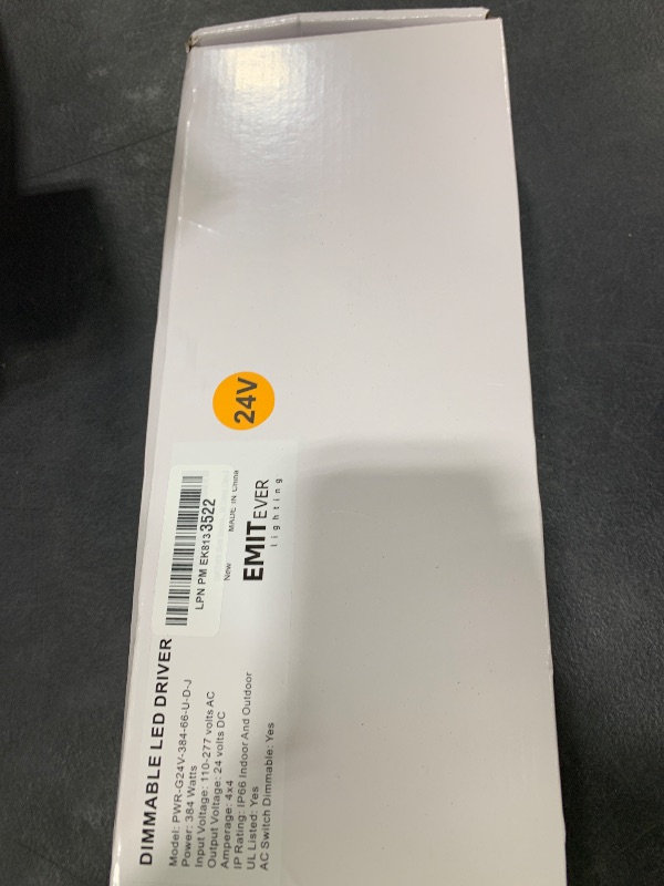 Photo 1 of EMITEVER 384W Dimmable LED Driver, 24V 5-in-1 Dimmable Power Supply,4-Channels AC to DC Transformer for LED Light, Compatible with Lutron and Leviton Dimmer, Waterproof IP67 and UL Listed, Class 2