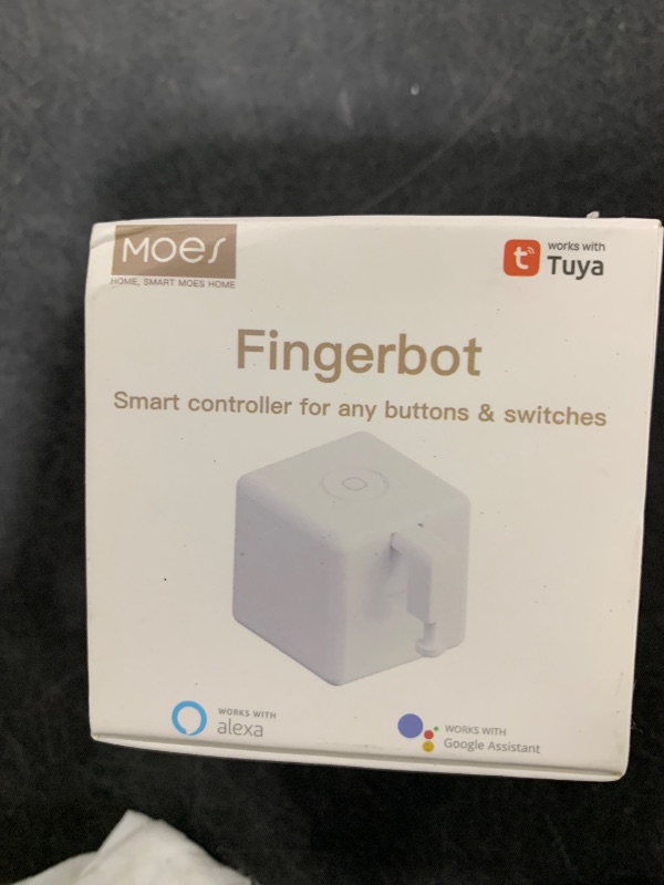 Photo 1 of MoesGo 2nd Generation Smart Bluetooth Fingerbot Plus, Wireless Smart Light Switch Button Pusher Bot, Remote Control Smart Life Tuya App, Add Fingerbot Hub Make it Compatible Alexa and Google Home