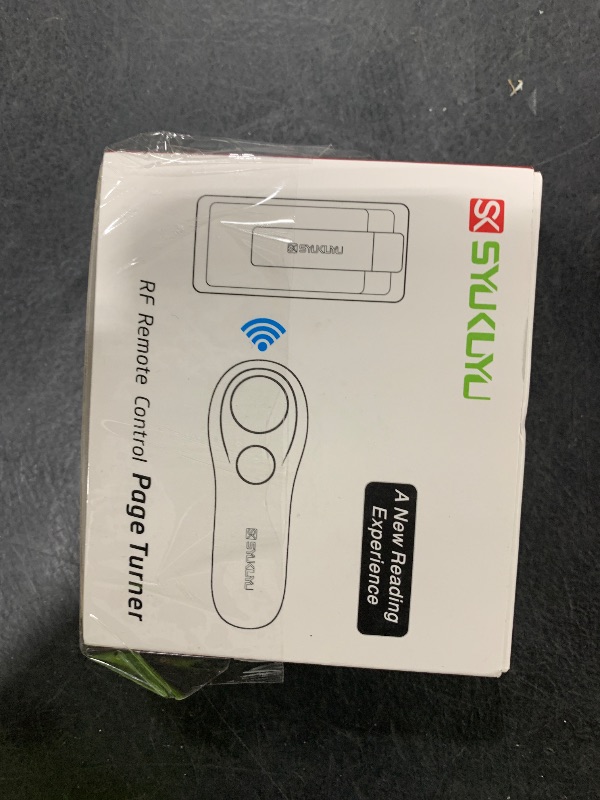 Photo 1 of SK SYUKUYU RF Remote Control Page Turner for Kindle Reading Ipad Surface Comics, iPhone Android Tablets Reading Novels Taking Photos(White)