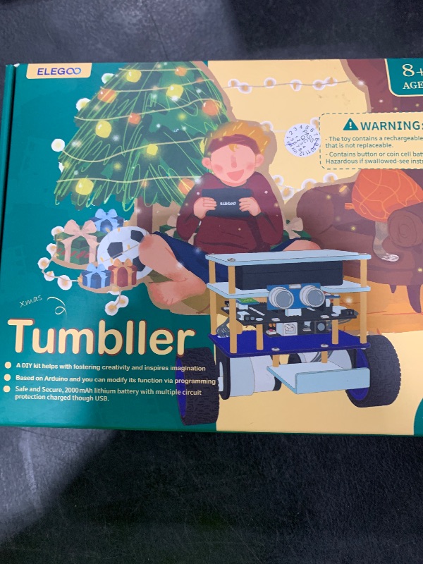 Photo 1 of ELEGOO Tumbller Self-Balancing Robot Kit for Arduino Robotics for Kids Ages 8-12 12-14 Gifts for 8 9 10 11 12 13 14 15 16 Year Old Boys Girls Teens Toys for Ages 8-10 8-13 10-12 14-16 STEM Building
