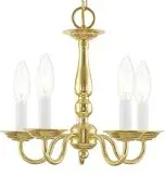 Photo 1 of Elegant Lighting Enzo 4 Light 18" Wide Taper Candle Chandelier
