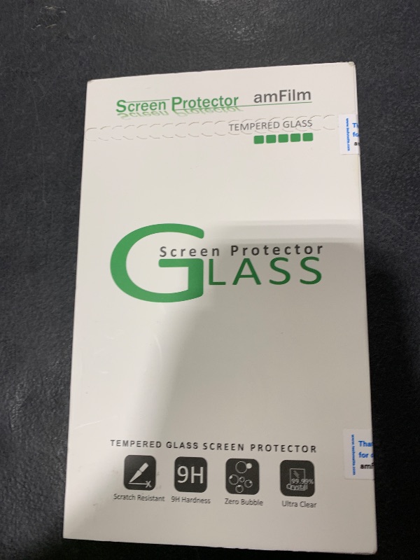 Photo 1 of amFilm Tempered Glass Screen Protector Compatible with Nintendo Switch 2 7.9" 2025 Alignment Installation Frame Transparent HD Clear Case Accessories Anti-Scratch (3-Pack) (SWTCH2-7.9")