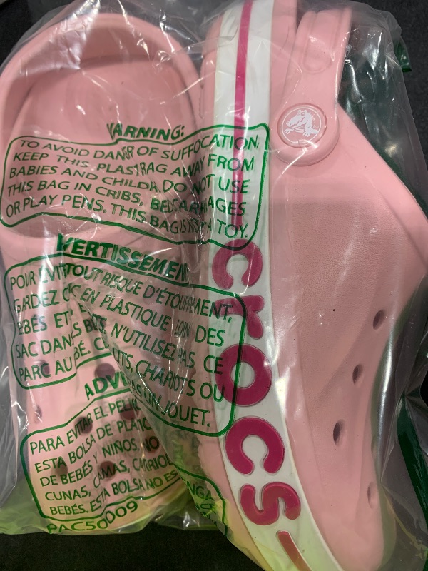 Photo 1 of Crocs Bayaband Clog Ballerina Pink/Candy Pink Men's 7, Women's 9 Medium