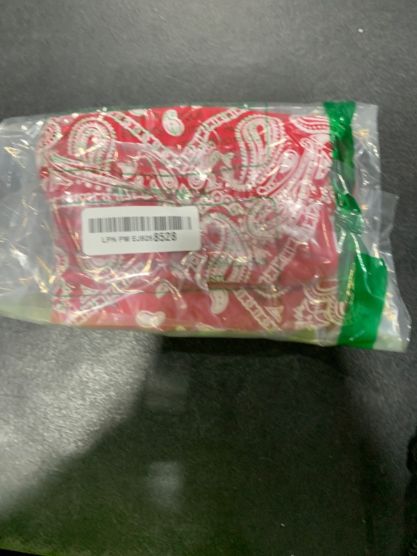 Photo 1 of Design by Olivia Women's Sexy Paisley/Tie Dye Bandana Tube Crop Top Shirt- Made in USA Red S