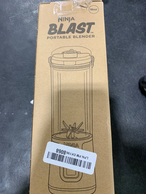 Photo 1 of Ninja Blast Portable Blender, Cordless, 18oz. Vessel, Personal Blender for Shakes & Smoothies, BPA Free, Leakproof Lid & Sip Spout, USB-C Rechargeable, Dishwasher Safe Parts, Cream Sand, BC151CS
