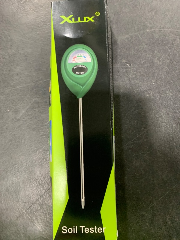 Photo 1 of XLUX Soil Moisture Meter, Plant Water Monitor, Hygrometer Sensor for Gardening, Farming, Indoor and Outdoor Plants, No Batteries Required