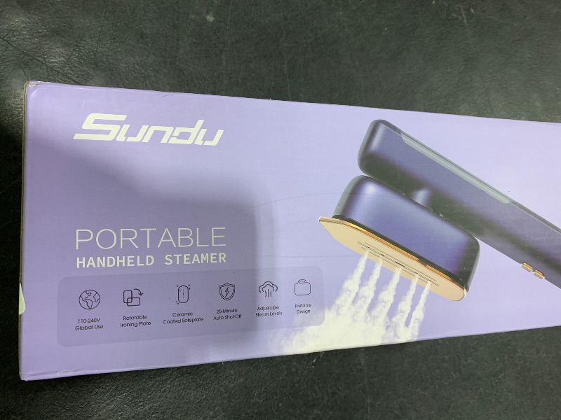Photo 1 of Travel Steamer for Clothes, Portable Mini Clothes irons, 120-240V Adaptive Voltage Clothes Steamer Handheld, Garment Steamer, 15s Heat Up, Adjustable Steam/Temperature