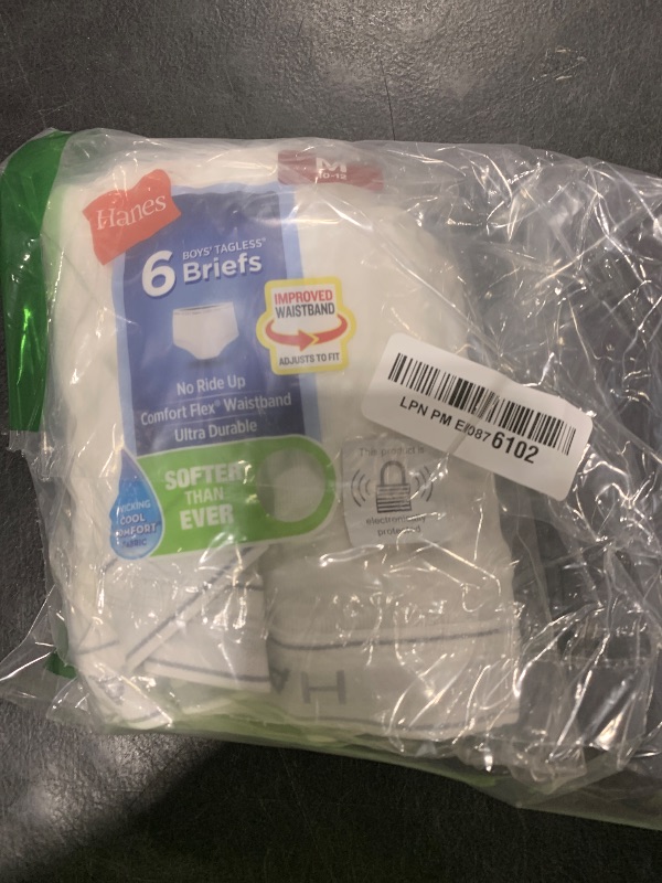 Photo 1 of Hanes Boys' Brief - White - Medium