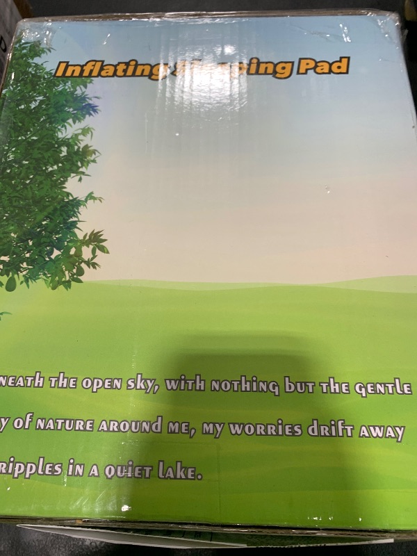 Photo 1 of Self Inflating Sleeping Pad,Built-in Pump, Quickly Inflate and Deflate in 2 Minutes, Durable and Leak-Proof, Compact and Portable, Suitable for Home Travel and Camping Self Inflating Camping Pad