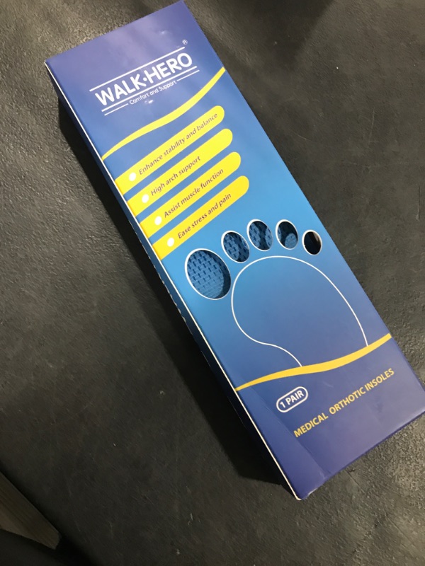 Photo 1 of Plantar Fasciitis Feet Insoles Arch Supports Orthotics Inserts Relieve Flat Feet, High Arch (Mens 12-12 1/2 | Womens 14-14 1/2)