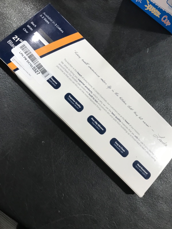 Photo 1 of Linda’s Essentials Silicone Stove Gap Covers (2 Pack), Heat Resistant Oven Gap Filler Seals Gaps Between Stovetop and Counter, Easy to Clean Stove Gap Guard (21 Inches, Black)