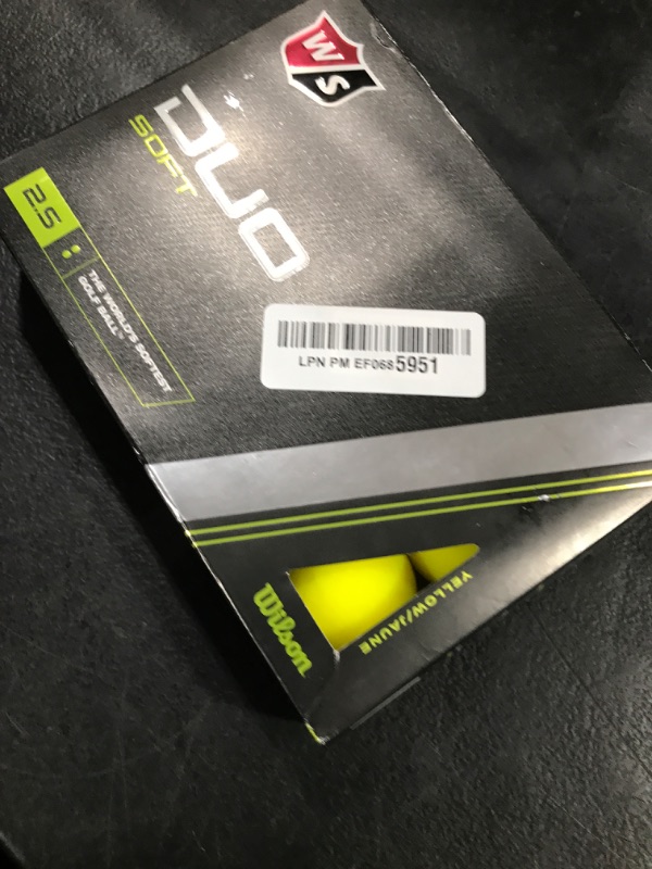 Photo 1 of WILSON Staff Duo Soft Golf Balls - 12 Pack, Yellow