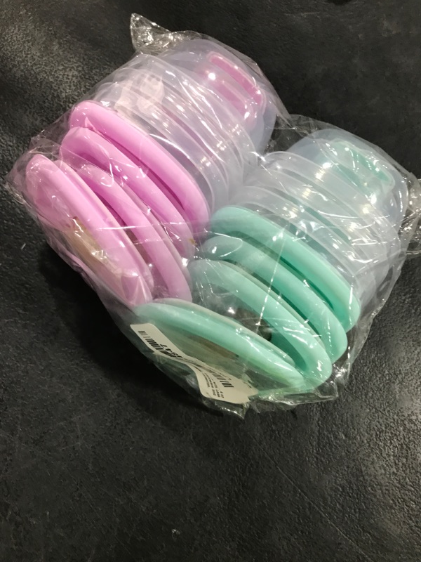 Photo 1 of Silicone Baby Food Storage Containers, 4 oz Baby Food Jars, Snack Containers with Leak Proof Airtight Lids, Freezer, microwave and dishwasher safe, Suitable for nurseries, schools and travel (8 PACK)