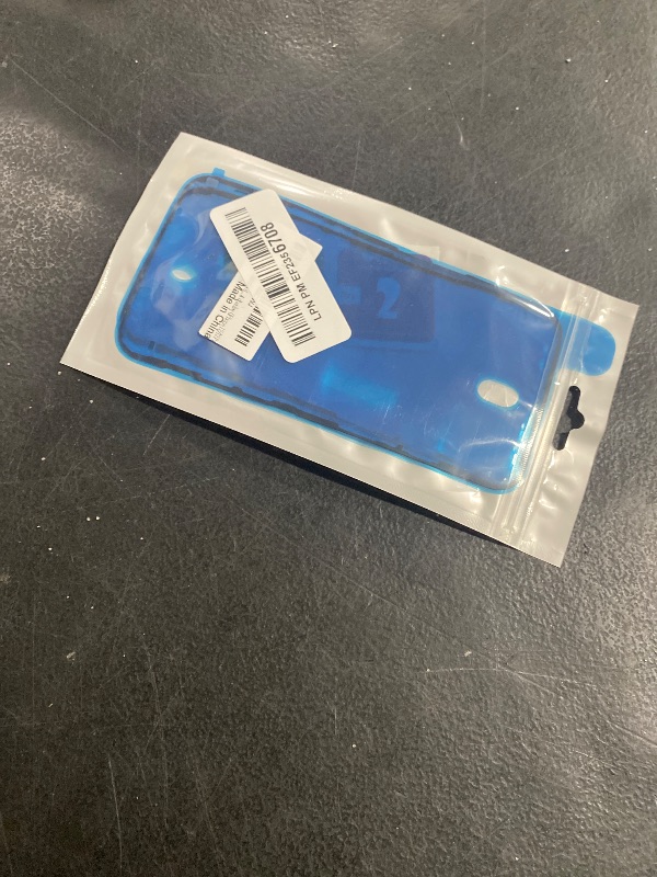 Photo 1 of LNONLS 2Pack OEM Original Adhesive Waterproof Tape Stickers Glue for iPhone 12 Pro Front Housing Frame Sticker Tape Strips Screen Pre-Cut Seal Adhesive (iPhone 12/12 Pro)