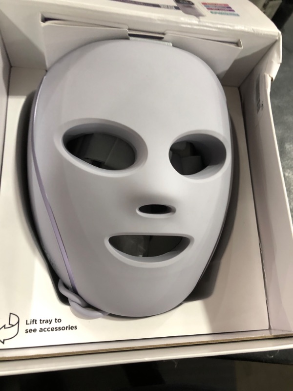 Photo 1 of Shark CryoGlow LED Face Mask (FSA/HSA Eligible*) with Under-Eye Cooling, Anti-Ageing & Blemish Repair, Red & Blue LED, Infrared Light Therapy, USB-C, Remote Control, Storage Bag, Lilac Chill, FW312PL