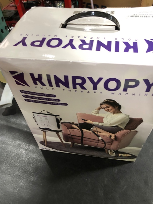 Photo 1 of Cold Therapy Machine with Programmable Timer, Portable Ice Machine for Shoulder After Surgery, Shoulder Replacement Recovery System, Cryotherapy Pain Relief w/Compression Pad