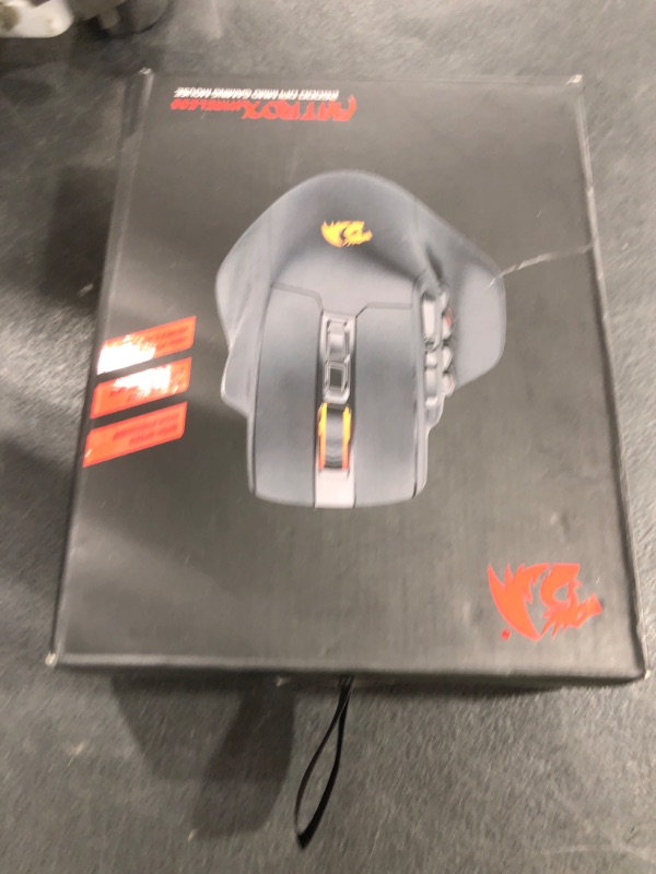 Photo 1 of Redragon M811 PRO Wireless MMO Gaming Mouse, 15 Programmable Buttons RGB Gamer Mouse w/Ergonomic Natural Grip Build, 10 Side Macro Keys, Software Supports DIY Keybinds & Backlit