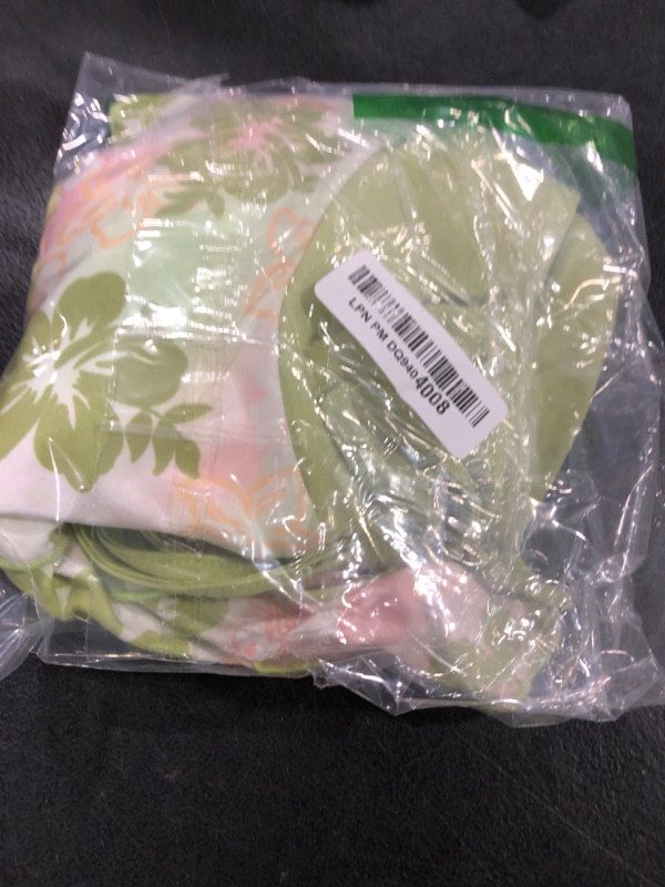 Photo 1 of Verdusa Women's Floral Print Layered Ruffle Mini Skirts Tied Side Boho Flowy Short Skirt Green Large