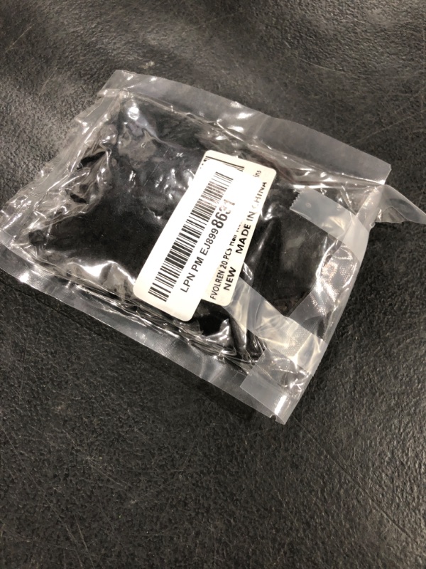 Photo 1 of FVOLREM Hair Net Set: 20 Pieces 20-Inch Black Nets, 40 Pieces 2.4-Inch Brown U Pins - For Food Service, Bun Making, Ballet, and Versatile Hairstyling